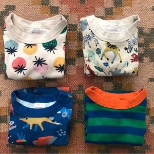 Hanna Andersson organic cotton short-sleeve pajamas 5 / 110 cm (4 pairs)